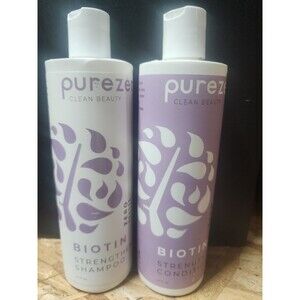 Purezero Biotin Shampoo & Conditioner set Anti Thinning Formula Volumizing Full